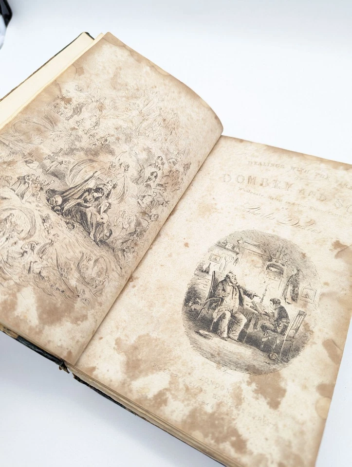 Dombey And Son by Charles Dickens (Hardcover, 1848) 1st Edition Scarce - image 4 of 4