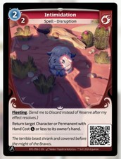 ALTERED TCG BRAVOS INTIMIDATION PHYSICAL+DIGITAL