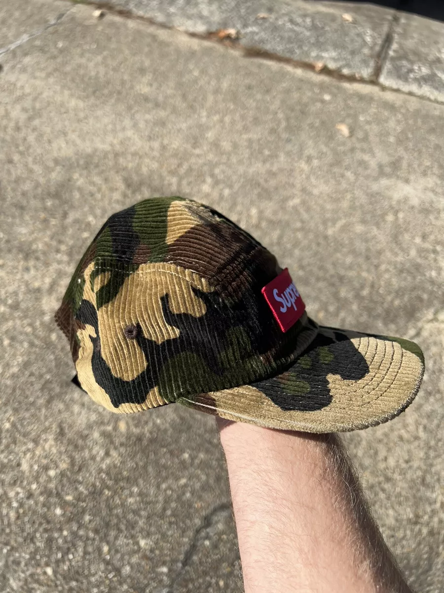 Supreme Camo Corduroy Camp Cap UB3