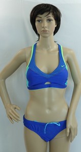 nike colorblock racerback bikini top
