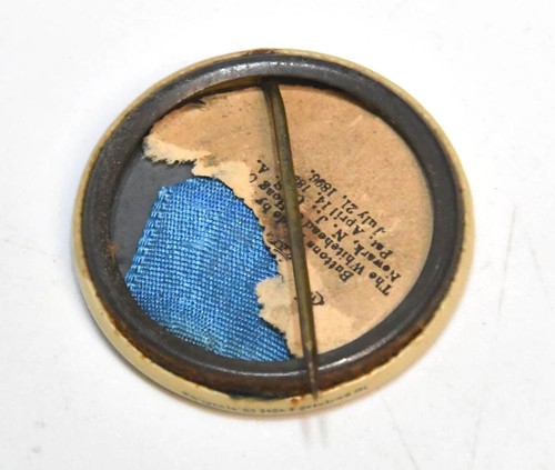 PULSANTE PINBACK PUBBLICITARIO VINTAGE MARCA WILTSHIRE SBACON LARDO - Foto 3 di 4