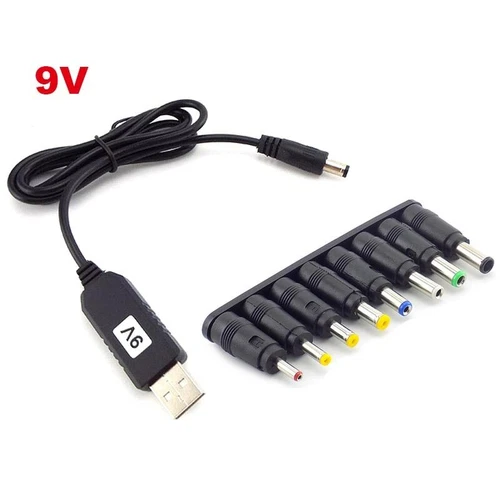 Universal USB auf DC Power Boost Kabel Ladekabel Stecker Router Mini Lüfter Lautsprecher - Bild 9 von 13