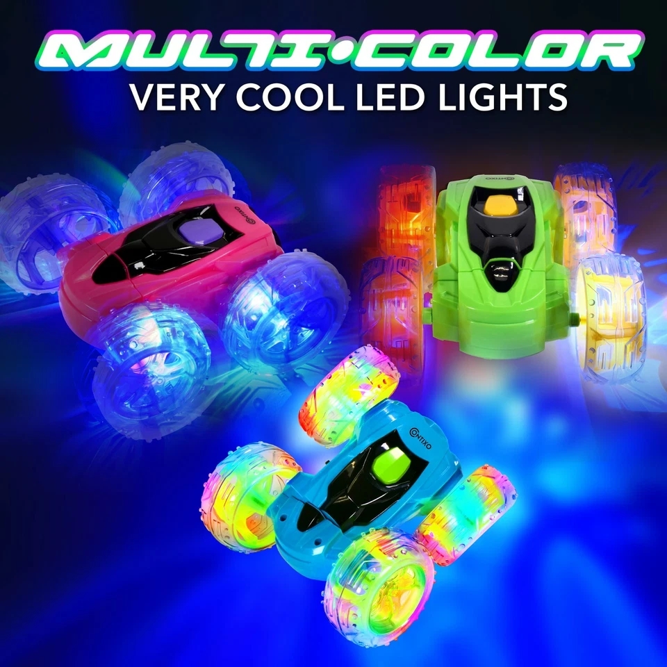 Contixo SC3 RC Cars Stunt Car 4WD 2.4Ghz Double Sided 360° Rotating RC Kids gift - Image 2 of 3