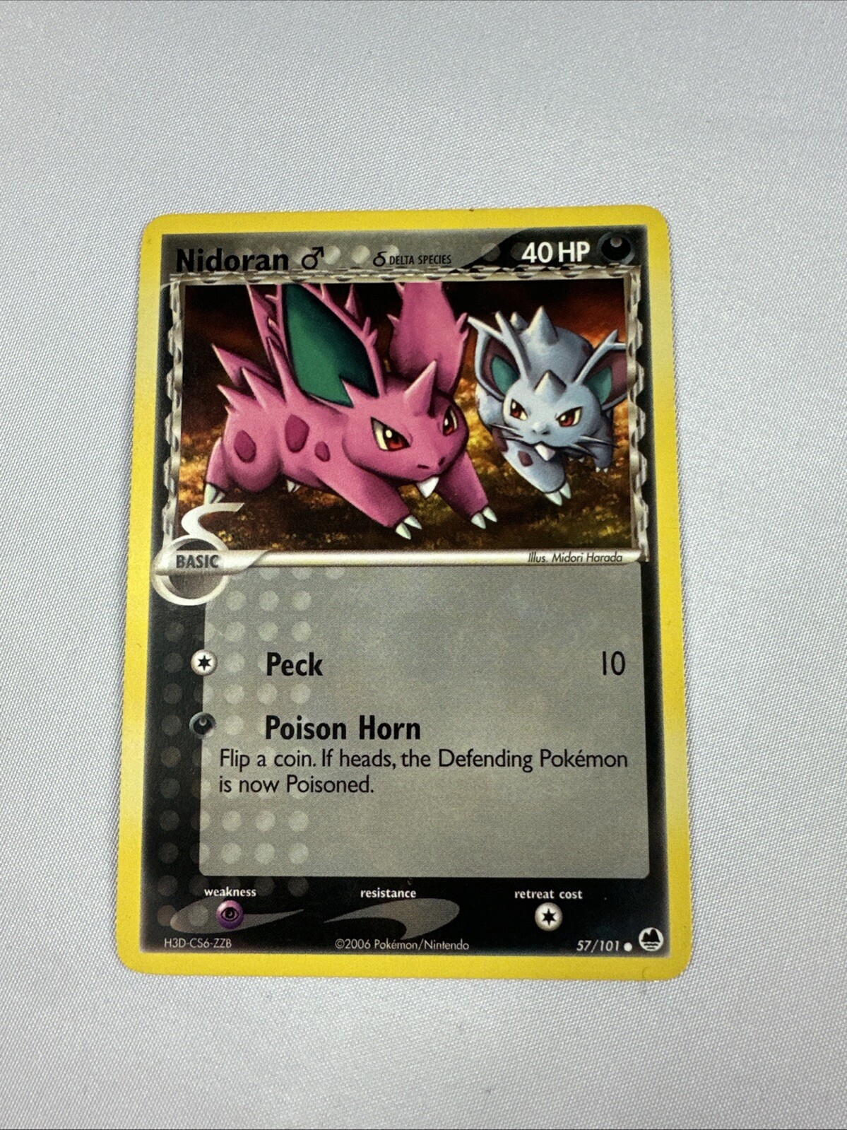 Nidoran M (Delta Species) 57/101 Dragon Frontiers Regular