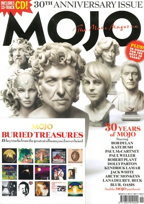 Mojo Magazine: 30th Anniversary Issue, Free 15-Track CD, Bob Dylan, Nov 2023