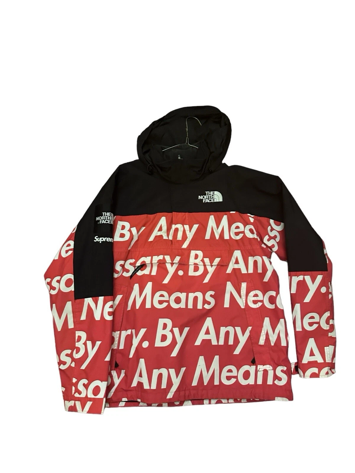 Grand pull rouge Supreme x The North Face BAMN