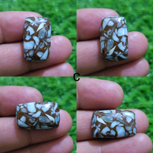 Huge A Copper Larimar Rectangle Shape Cabochon Loose Gemstone Jewelry For Making - Picture 4 of 13