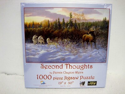 New 2008 Second Thoughts Persis Clayton Weirs 1000 Piece 19'' x 30'' Jigsaw Puzzle