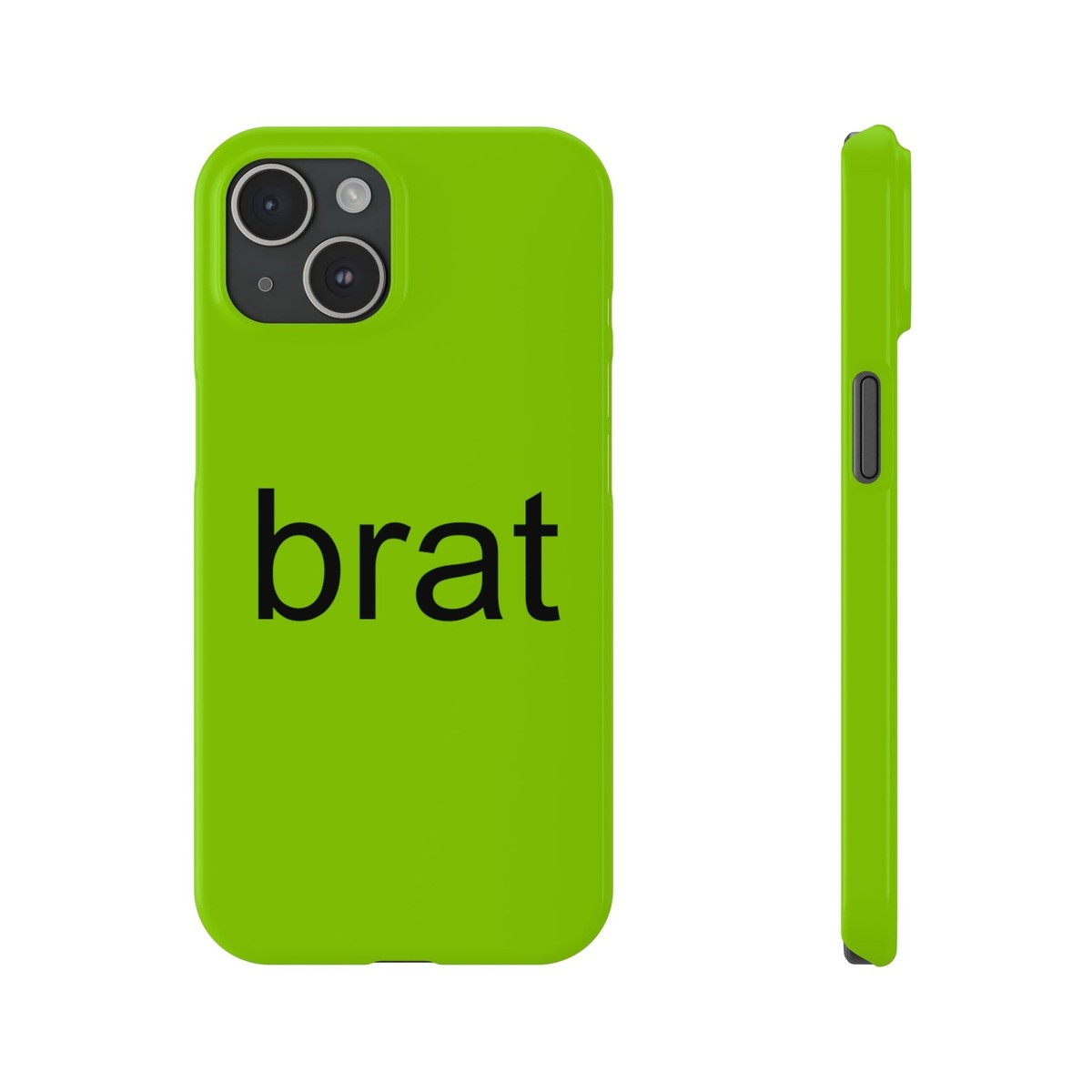 Charli xcx BRAT Slim Phone Case Charli xcx merch Charli xcx BRAT Slim Phone Case Charli xcx merch