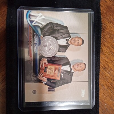 2018 Topps #389 Award Show Aaron Judge New York Yankees
