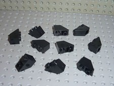 10 x LEGO black Slope Brick 3665 / Set 10210 10188 7727 6075 375 7735 7730 7715
