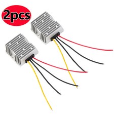 2pcs GOLF CART DC CONVERTER 20 AMP 48V 36V VOLT VOLTAGE REDUCER REGULATOR TO 12V