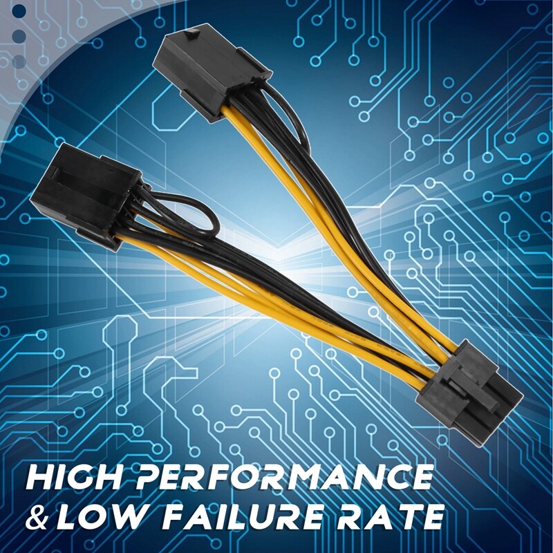 Strom Zum Schwarzen Meer 6 Buchst 8Pin zu Dual 8Pin (6 + 2) Strom Kabel GPU Strom Kabel für K80 M40 M60