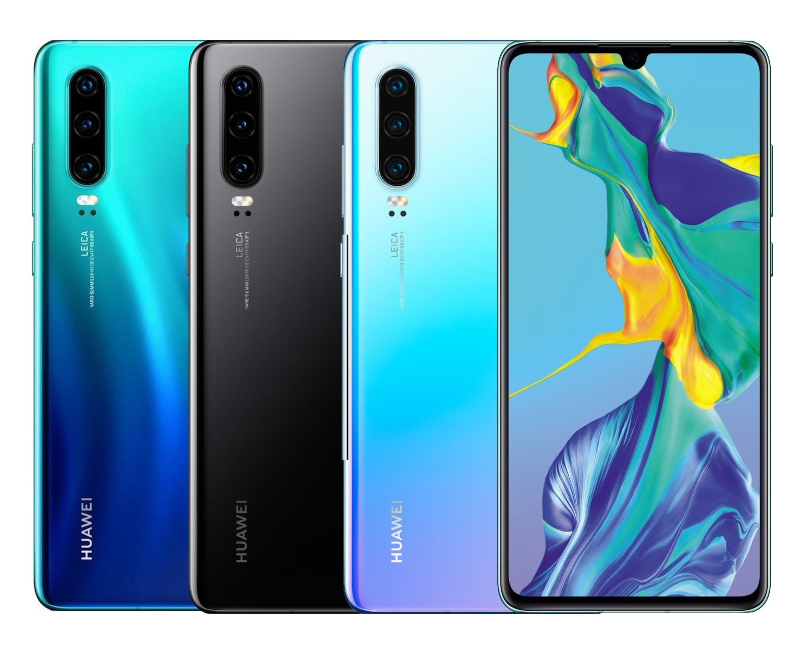 Huawei P30 ELE-L29 - 128GB - Aurora (Ohne Simlock) (Dual-SIM 