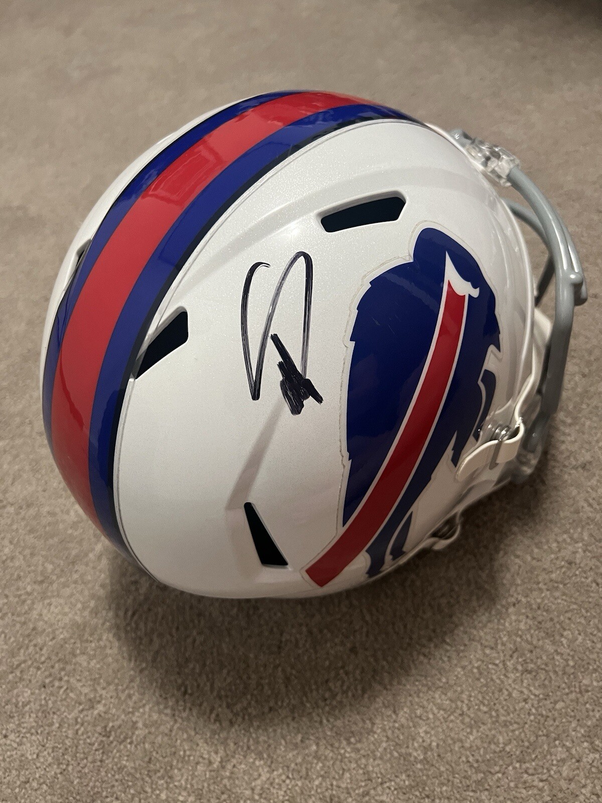 Stefon Diggs Autographed Signed Buffalo Bills Full Size Bills Helmet 