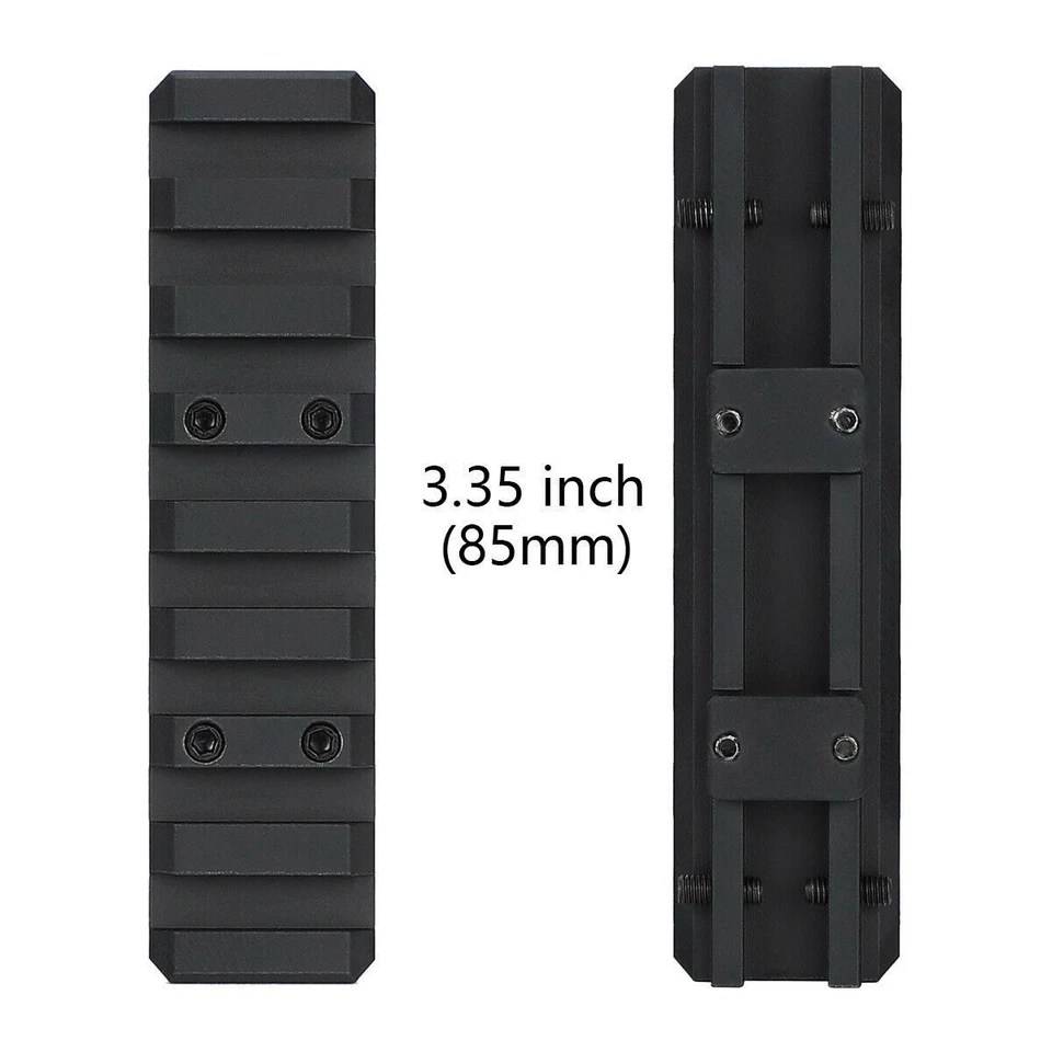 Scope Mount Ventilated Rib Picatinny Rail Dovetail 20mm Base Adapter - Image 2 of 4