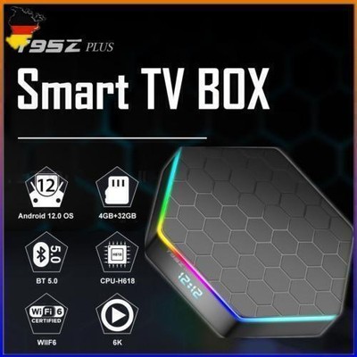 2023 Smart TV BOX 4+32GB 5G 6K HD Android 12.0 WIFI6 HDMI Quad Core Media Player