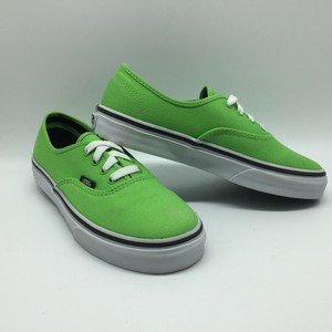 vans authentic bright green