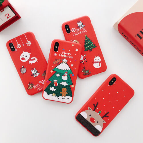 TPU Christmas Tree Phone Protective Case Shell For - Picture 1 of 22