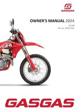 GAS GAS GASGAS Owners Manual Book Guide 2024 ES 350 US