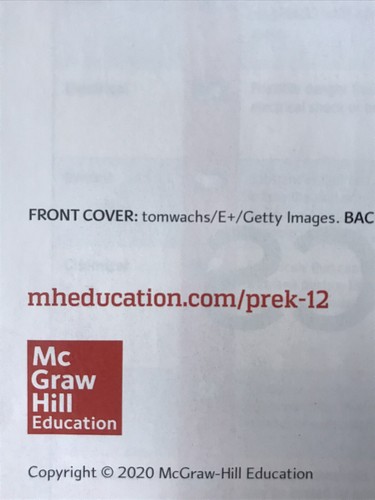 California INSPIRE SCIENCE PHYSICS Student Ed Book Mcgraw-Hill *NEW 2020 G9-12 - Imagen 4 de 5