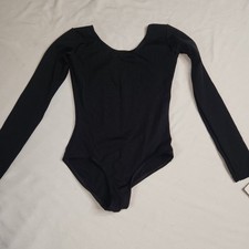 Capezio black long sleeve leotard