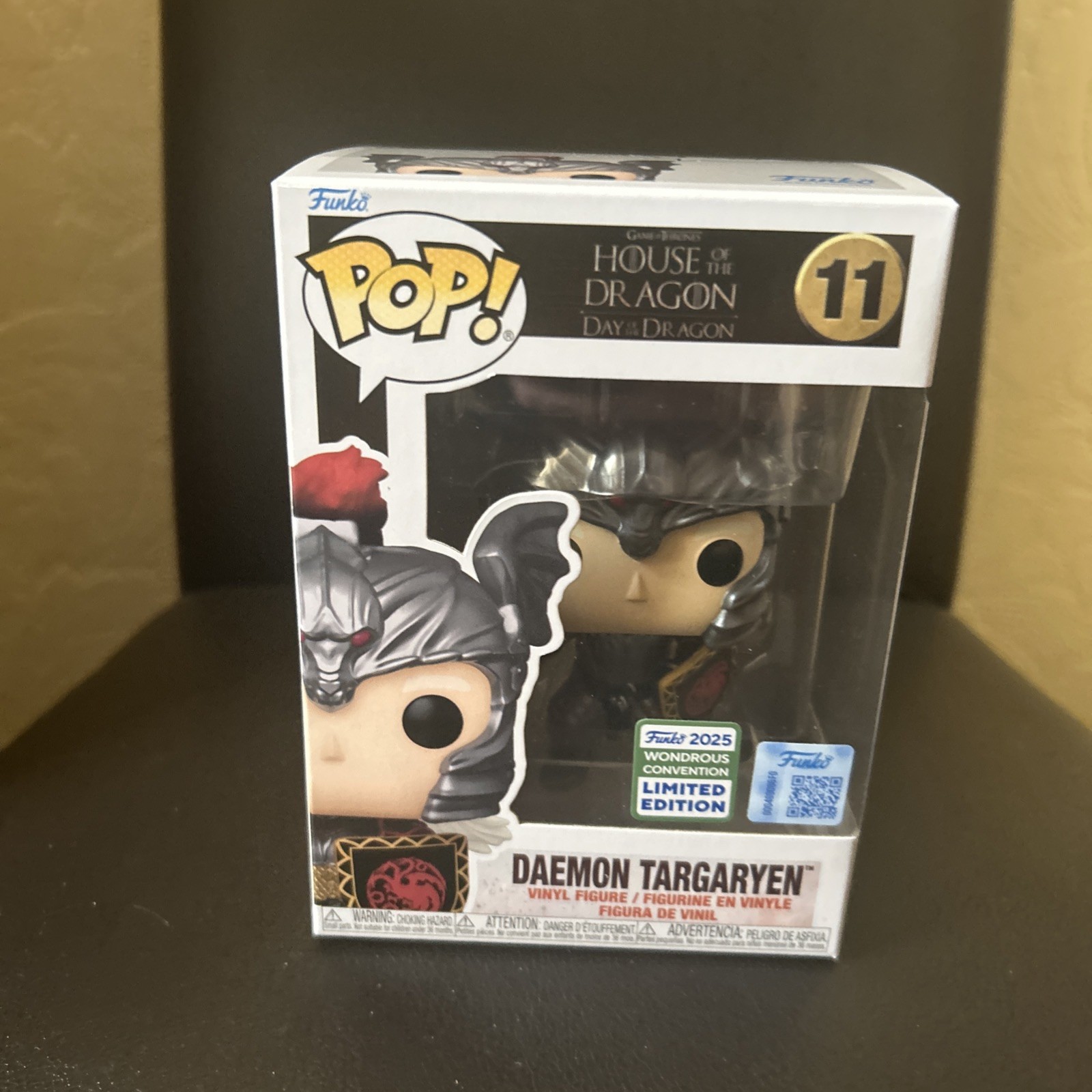 Funko DAEMON TARGARYEN con Casco #11 Edición Limitada-Coleccionable-ENTREGA GRATUITA
