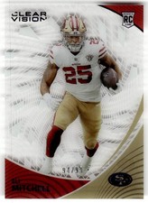 2021 Panini Chronicles Eli Mitchell Clear Vision Rookies Blue #/99 #CVR-29
