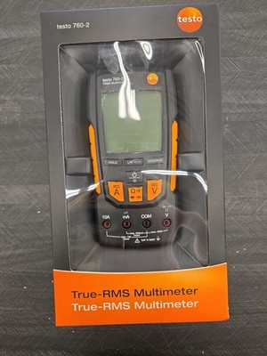 Testo 760-2 Digital Multi-Mtr w/Capacitance-TRMS-LPF-Auto Setup-Duty Cycle &Temp