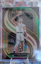 2024-25 Panini Select - Premier Level Jayson Tatum #110 Green White Purple Prizm