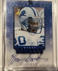 1997 Pinnacle Inscriptions Autograph Barry Sanders #25 /2053 Lions HOF