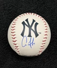 Aaron Judge Signed New York Yankees Logo Baseball COA