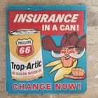 Vintage Phillips 66 Trop-Arctic motor oil sign advertising
