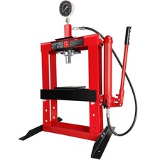 12-ton Hydraulic Shop Press With Pressure Gauge Press Platesh-frame Benchtop