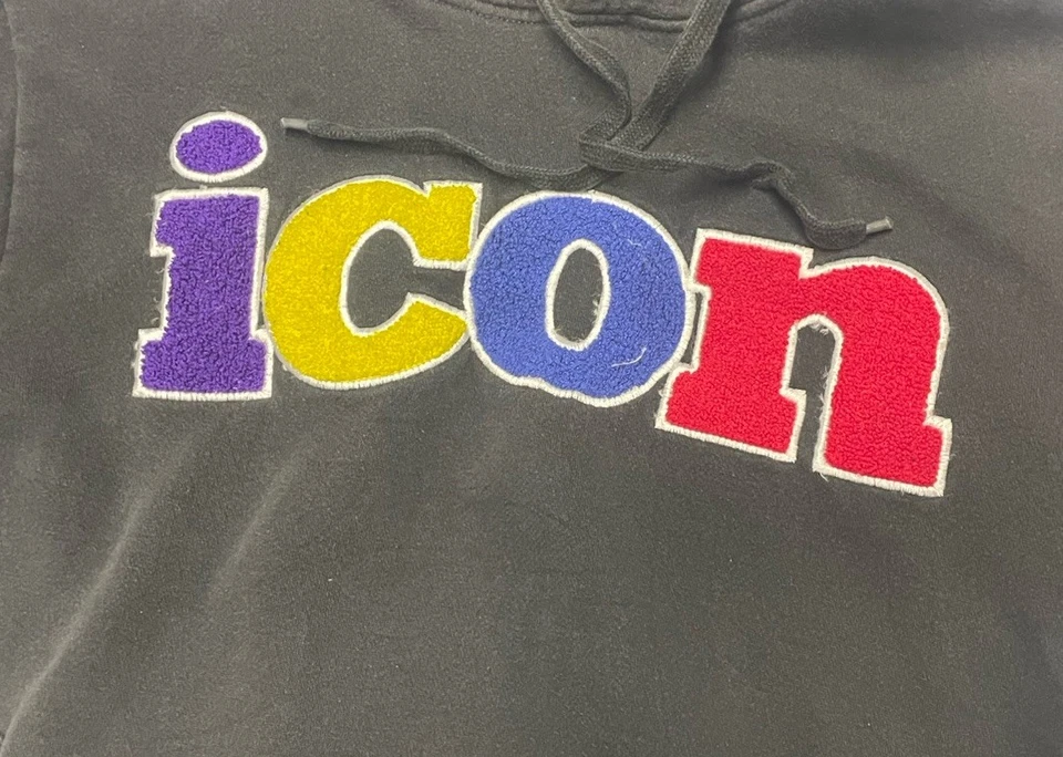 Эволюция в дизайне значок граффити толстовка с капюшоном размер M черный толстовка.Y2K - Изображение 4 из 4