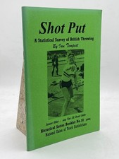 Shot Put Statistical Survey British Throwing Ian Tempest NUTS Booklet