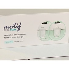 Motif Aura Glow Wearable Breast Pump 00027 Tested Missing 1 Dust Cover