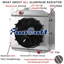 3-row Radiatorshroud Fan Fit 1949-1952 50 51 Studebaker Pickup Truck 4.0l 2.8l 3-row Radiatorshroud Fan Fit 1949-1952 50 51 Studebaker Pickup Truck 4.0l 2.8l