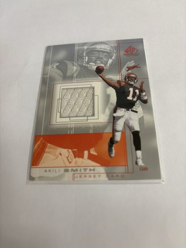 2001 SP Game Used Edition Authentic Fabric #AS Akili Smith Bengals JSY