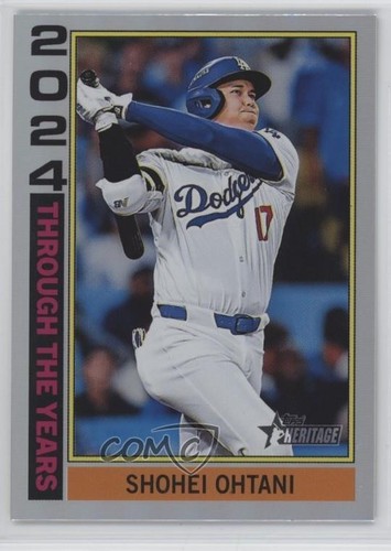 2025 Topps Heritage Through the Years Holographic Shohei Ohtani #TTY-25 07cc