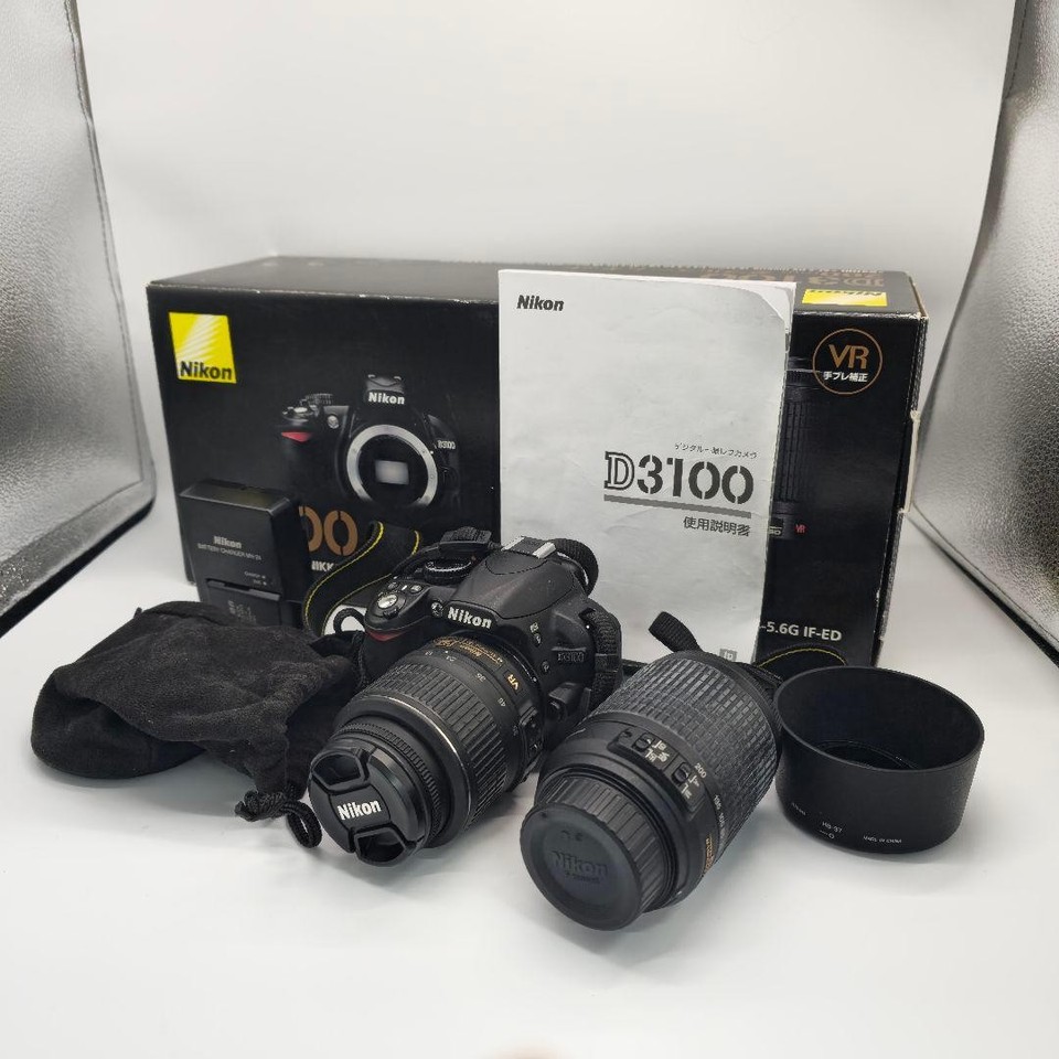 Nikon Camera D3100 Double Zoom Kit Body | eBay