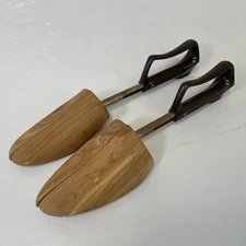 Vintage Rochester Shoe Tree Co. Travel Tree Keepers Stretchers Cedar Wood #4