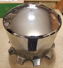 Alcoa Rear Chrome Plastic 10 Lug Big Rig Semi Wheel Simulator Center Cap 077100