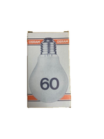 Echte Osram 60W Classic GlüHlampe Matt GlüHbirne 710 Lum. Dimmbar Made In France
