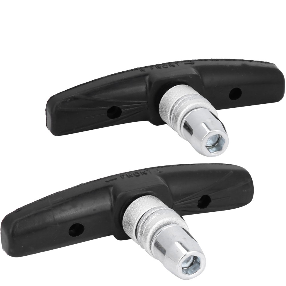 HOT One Pair Rubber Mountain Road Bike Brake Pads Braking V Brake Holder Blocks