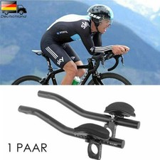 Bicycle/Bike Tri Bars Relaxlation Handlebars Aero Alloy Arm Rest Triathlon UK