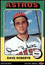 1975 Topps #301 Dave Roberts Astros 2 - GOOD
