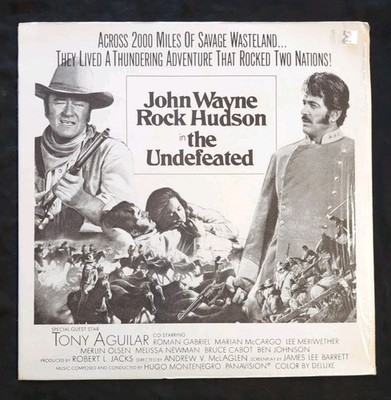 Undefeated  How the West was Won US Vinyl LP Alfred Newman John Wayne P915