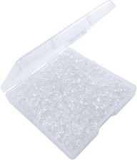 1000Pcs Silicone Earring Backs Soft Clear Bullet Earring Clutch Ear Safety Back