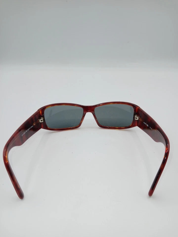 Gafas de sol Lacoste LA 1630 marrón tortuga interior, y borgoña, marcos cuadrados Foto 4 de 4